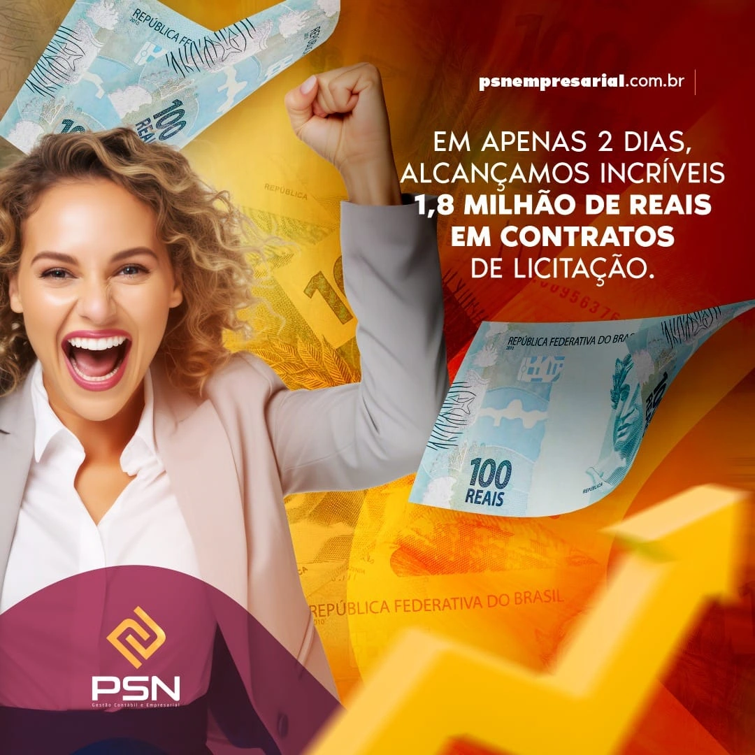 1,8 milhão de reais em licitações: Conquista em 2 dias!