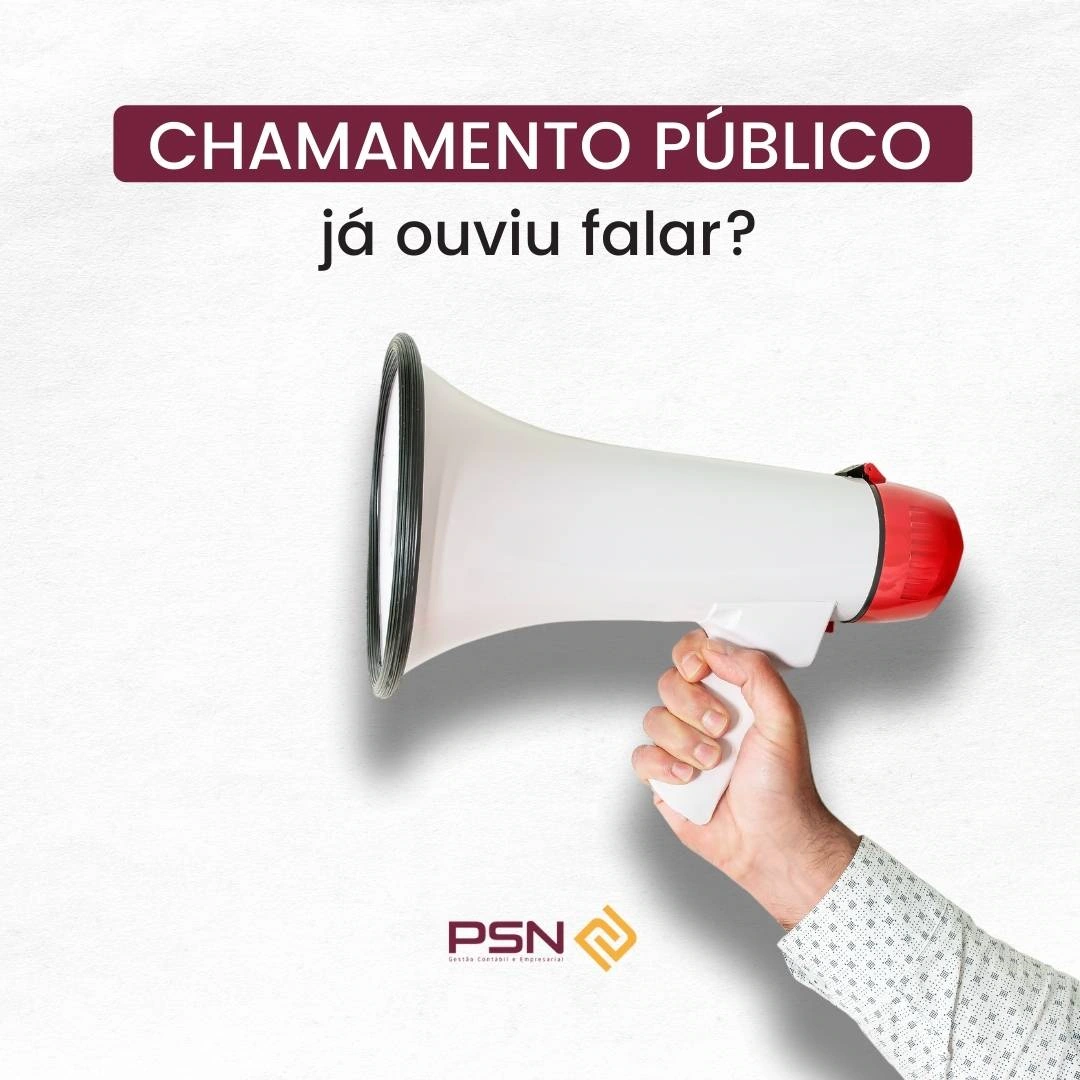 Chamamento Público. Já ouviu falar?